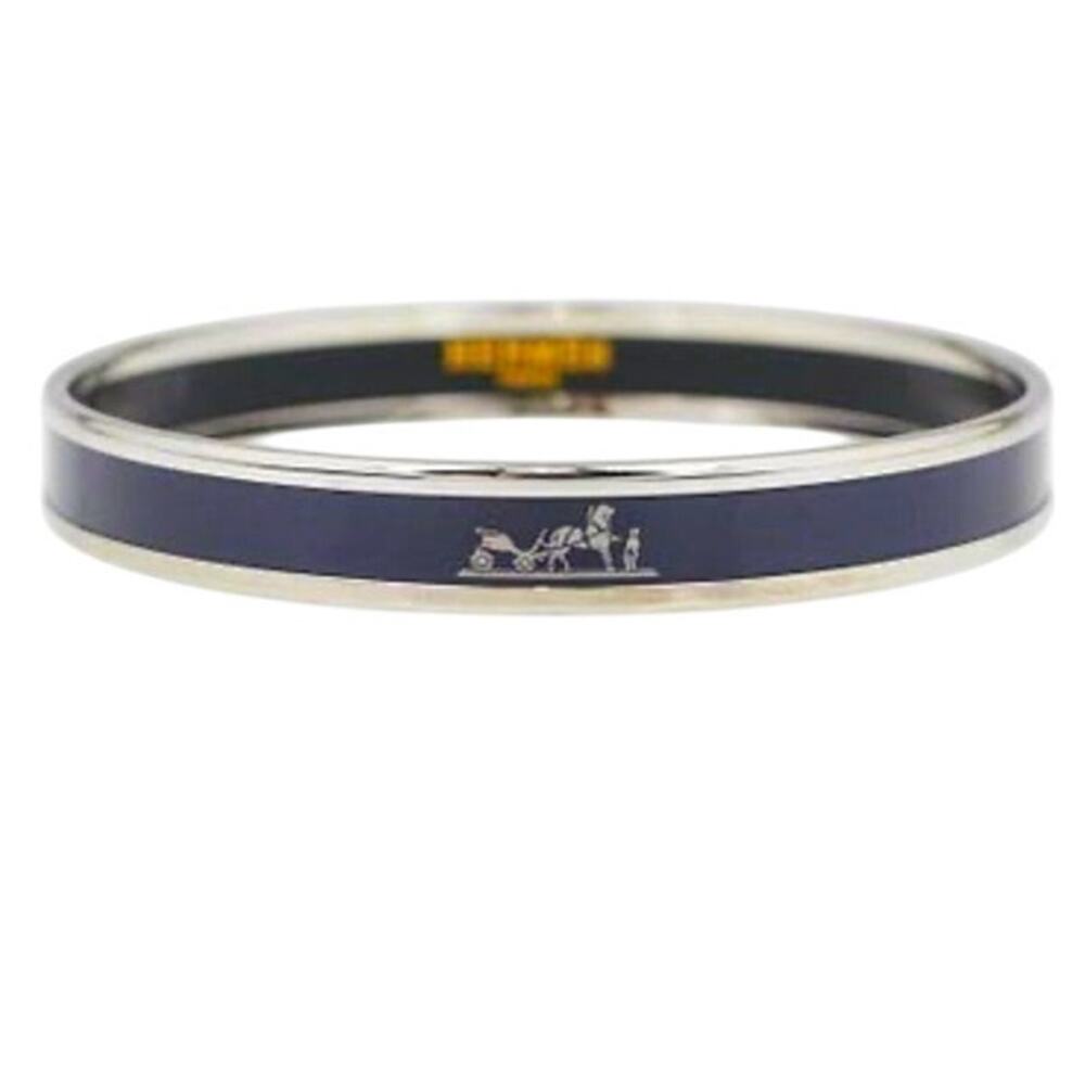 106. Hermes Caleche Blue Bangle